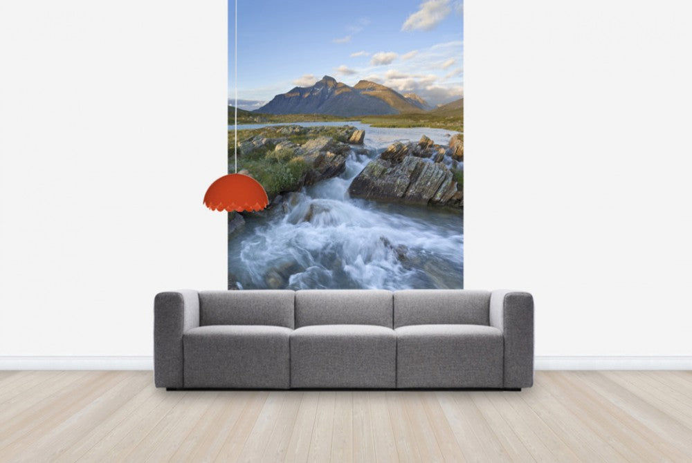 輸入壁紙 カスタム壁紙 PHOTOWALL / Stream in Sarek National Park, Sweden (e40430)