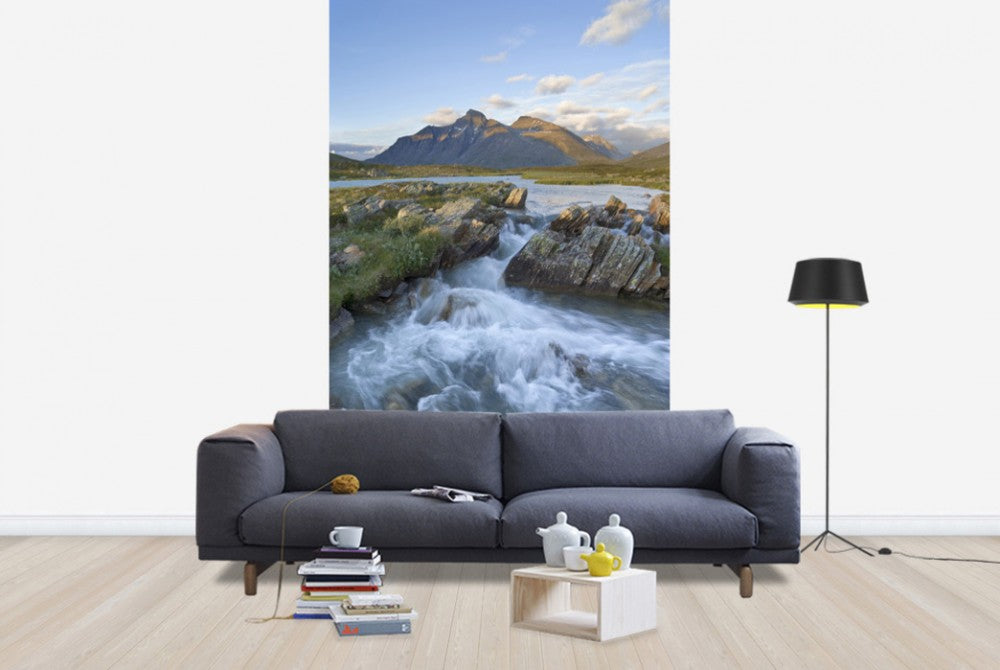 輸入壁紙 カスタム壁紙 PHOTOWALL / Stream in Sarek National Park, Sweden (e40430)