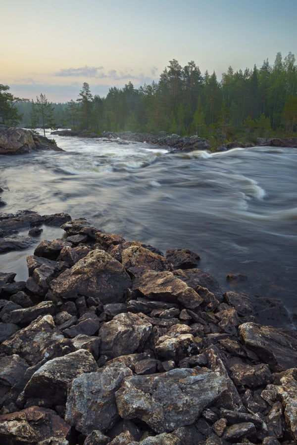 輸入壁紙 カスタム壁紙 PHOTOWALL / Stream in Northern Sweden (e40438)