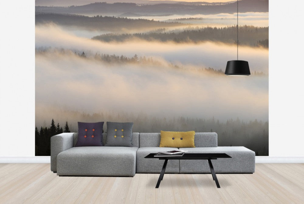 輸入壁紙 カスタム壁紙 PHOTOWALL / Fog in Bergslagen, Sweden (e40440)