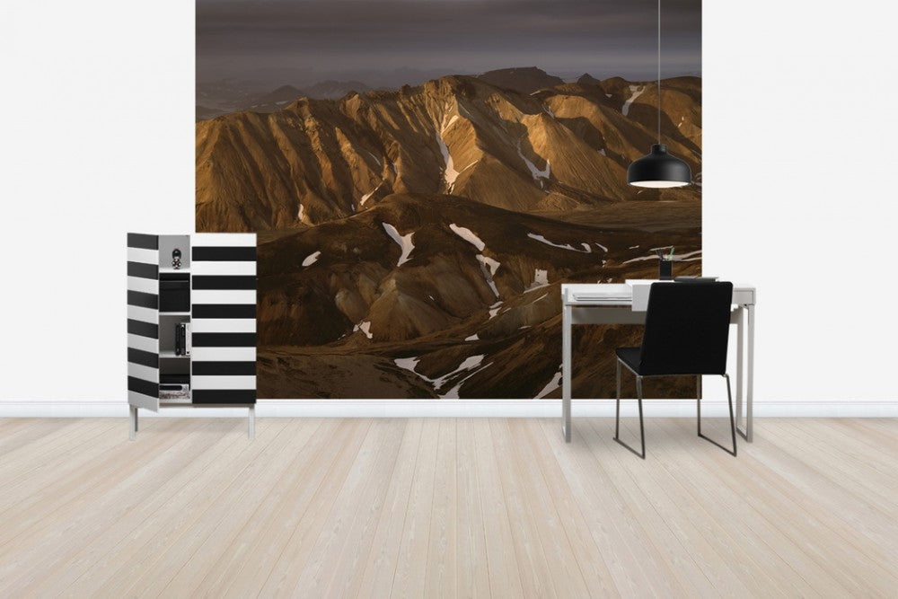 輸入壁紙 カスタム壁紙 PHOTOWALL / Sandy Mountains, Iceland (e40449)