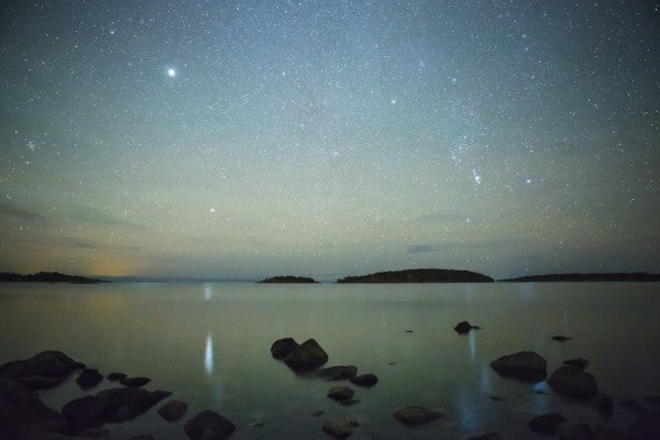 輸入壁紙 カスタム壁紙 PHOTOWALL / Starry Sky over juniskar, Sweden (e40464)