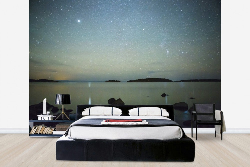 輸入壁紙 カスタム壁紙 PHOTOWALL / Starry Sky over juniskar, Sweden (e40464)