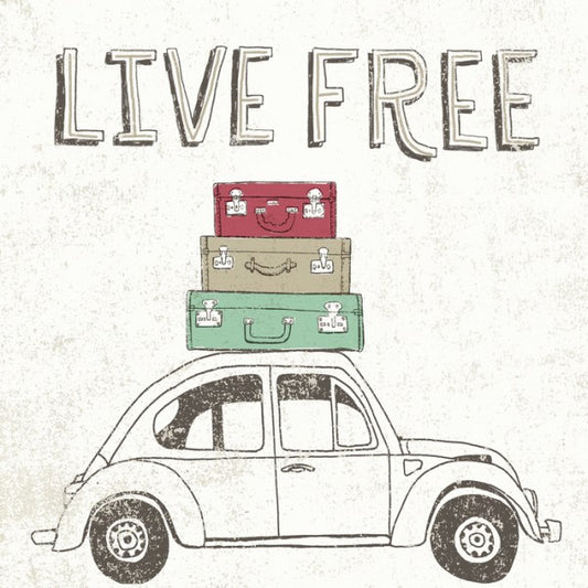 輸入壁紙 カスタム壁紙 PHOTOWALL / Road Trip - Beetle Luggage (e30343)