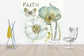 輸入壁紙 カスタム壁紙 PHOTOWALL / My Greenhouse Flowers - Faith (e30388)