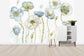 輸入壁紙 カスタム壁紙 PHOTOWALL / My Greenhouse Flowers on Linen (e30392)