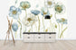 輸入壁紙 カスタム壁紙 PHOTOWALL / My Greenhouse Flowers on Wood (e30393)