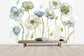 輸入壁紙 カスタム壁紙 PHOTOWALL / My Greenhouse Flowers on Wood (e30393)