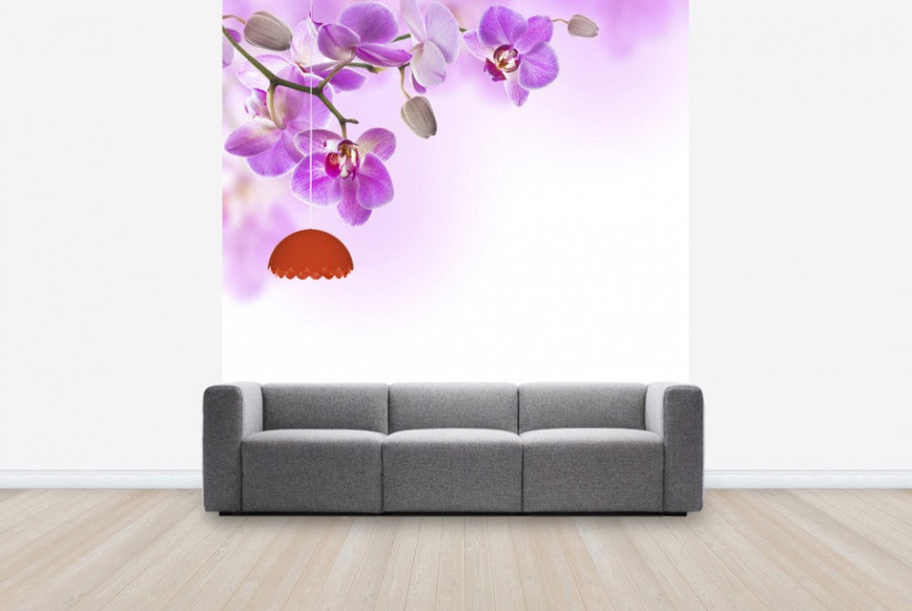 輸入壁紙 カスタム壁紙 PHOTOWALL / Tropical Fuchsia Orchids (e40612)