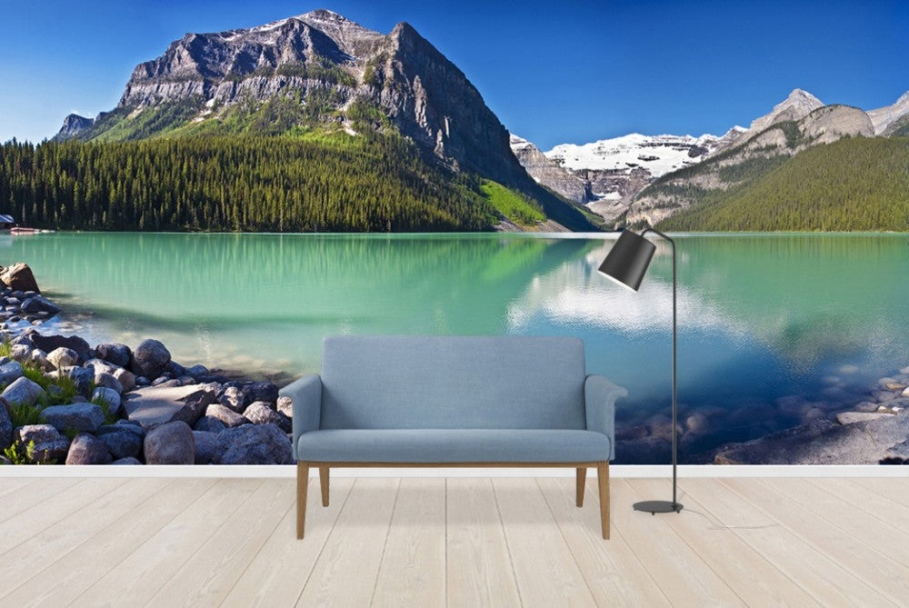 輸入壁紙 カスタム壁紙 PHOTOWALL / Lake Louise Panorama (e40771)