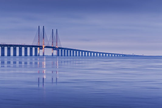 輸入壁紙 カスタム壁紙 PHOTOWALL / Oresund Bridge (e40821)