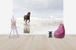 輸入壁紙 カスタム壁紙 PHOTOWALL / Gallopping on the Beach (e40981)