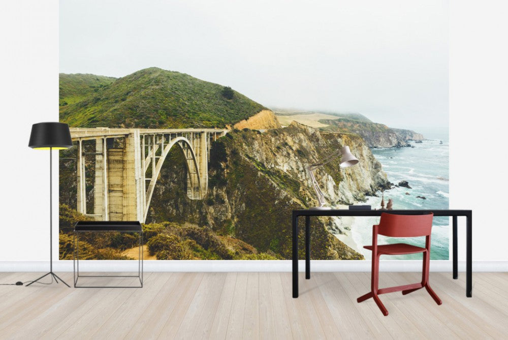 輸入壁紙 カスタム壁紙 PHOTOWALL / Bixby Creek Bridge, Big Sur California (e30825)