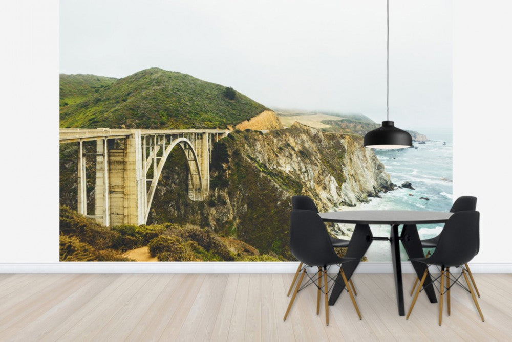 輸入壁紙 カスタム壁紙 PHOTOWALL / Bixby Creek Bridge, Big Sur California (e30825)