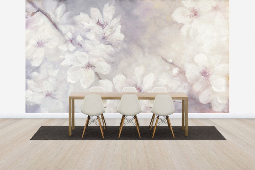 輸入壁紙 カスタム壁紙 PHOTOWALL / Cherry Blossoms Painting (e50054)