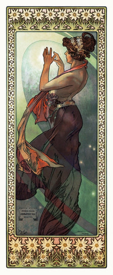 輸入壁紙 カスタム壁紙 PHOTOWALL / Alphonse Mucha - Etoile Polaire (e31025)