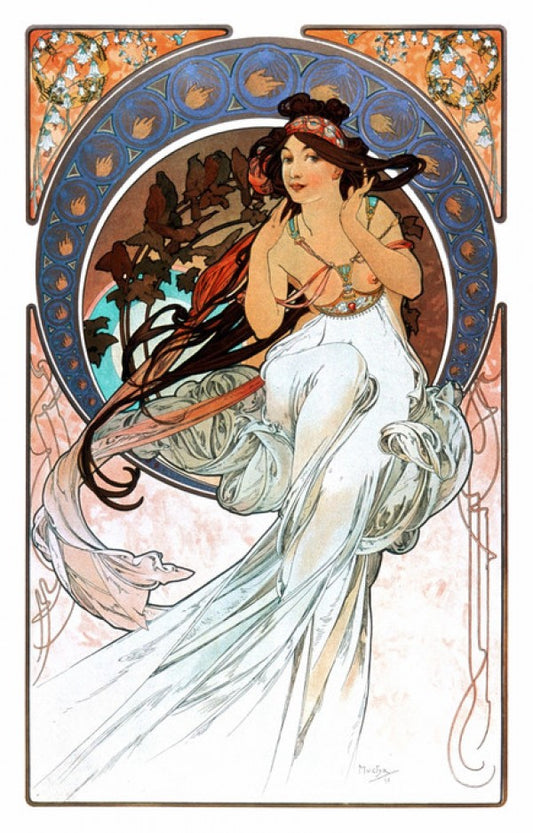 輸入壁紙 カスタム壁紙 PHOTOWALL / Alphonse Mucha - Art Noveau (e31027)