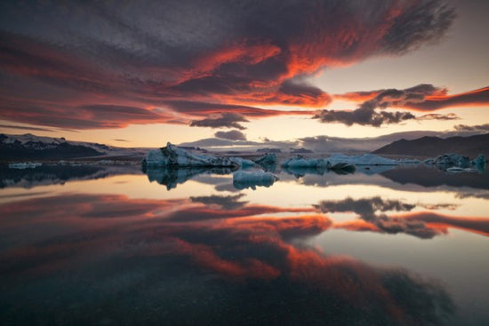 輸入壁紙 カスタム壁紙 PHOTOWALL / Glacier Lagoon (e310008)