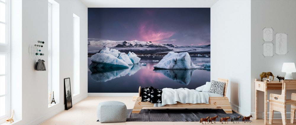 輸入壁紙 カスタム壁紙 PHOTOWALL / The Glacier Lagoon (e310047)