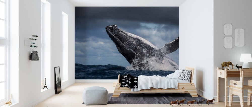 輸入壁紙 カスタム壁紙 PHOTOWALL / Humpback Whale (e310376)