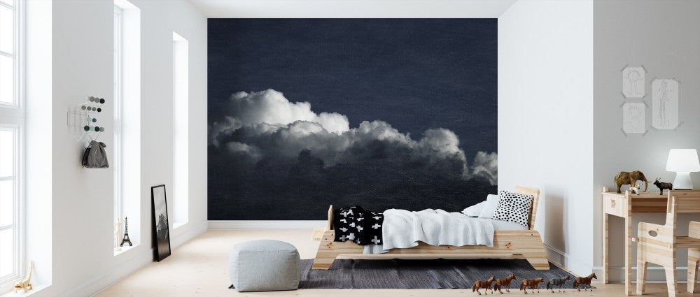 輸入壁紙 カスタム壁紙 PHOTOWALL / Gradient Cloud Dark Blue Filter (e310890)