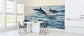 輸入壁紙 カスタム壁紙 PHOTOWALL / Dolphins Jumping from the Sea (e316501)