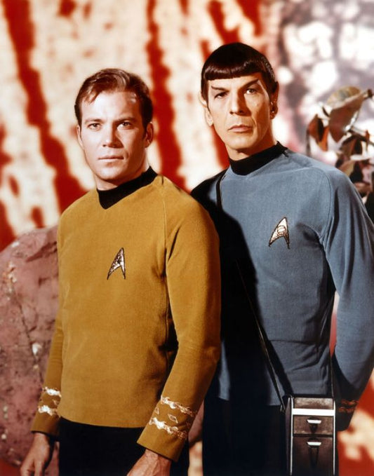 輸入壁紙 カスタム壁紙 PHOTOWALL / Kirk and Spock - Leonard Nimoy and William Shatner (e317208)