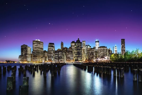 輸入壁紙 カスタム壁紙 PHOTOWALL / New York Sky Line (e317767)