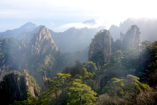 輸入壁紙 カスタム壁紙 PHOTOWALL / Huangshan Scenery (e318904)