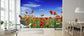 輸入壁紙 カスタム壁紙 PHOTOWALL / Red Poppies on Green Field (e317845)