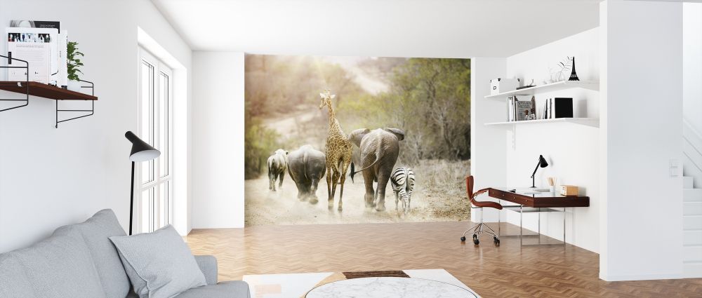 輸入壁紙 カスタム壁紙 PHOTOWALL / Africa Safari Animals (e317870)