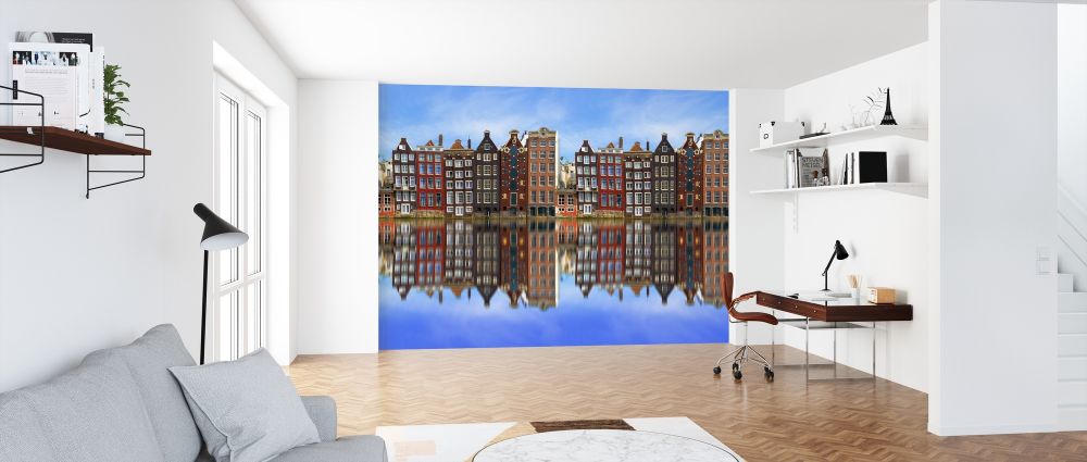 輸入壁紙 カスタム壁紙 PHOTOWALL / Old Amsterdam Houses (e318162)