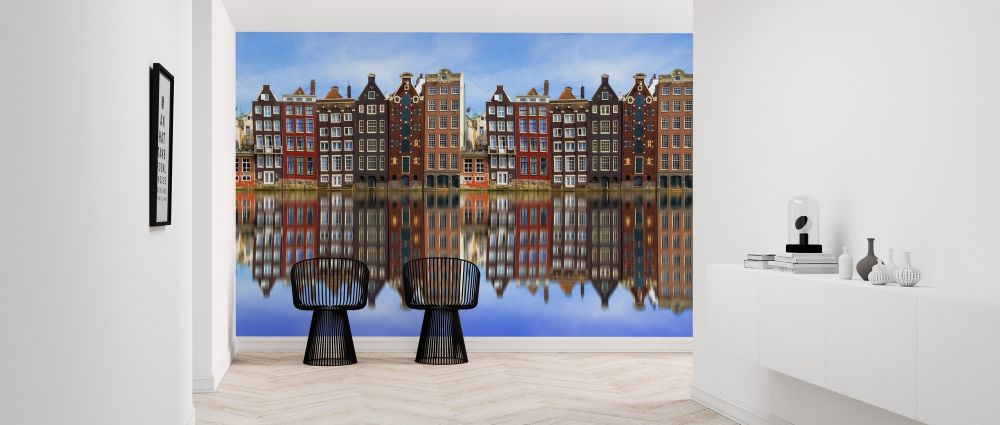 輸入壁紙 カスタム壁紙 PHOTOWALL / Old Amsterdam Houses (e318162)