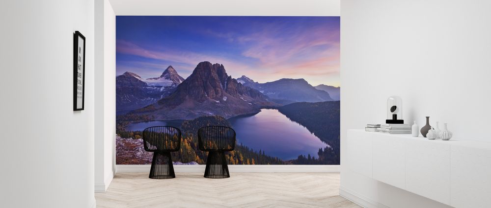 輸入壁紙 カスタム壁紙 PHOTOWALL / Twilight at Mount Assiniboine (e320704)