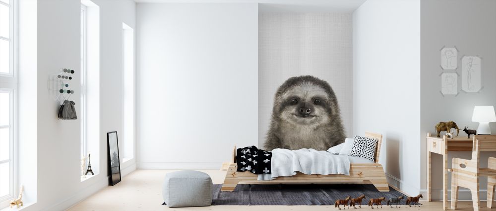 輸入壁紙 カスタム壁紙 PHOTOWALL / Baby Sloth (e322786)