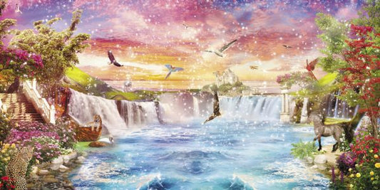 輸入壁紙 カスタム壁紙 PHOTOWALL / Magical Waterfall (e322311)