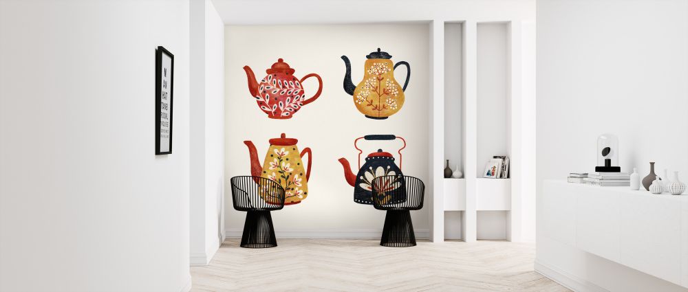 輸入壁紙 カスタム壁紙 PHOTOWALL / Teapots (e322958)