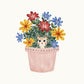 輸入壁紙 カスタム壁紙 PHOTOWALL / Cat in the Flowerpot (e322964)