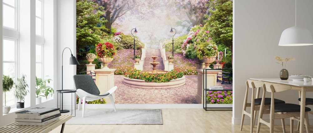 輸入壁紙 カスタム壁紙 PHOTOWALL / Fountain Garden (e323068)