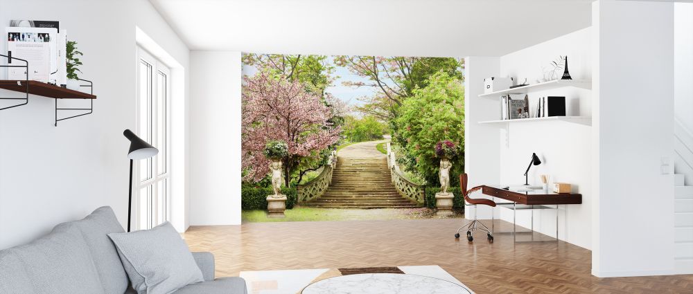 輸入壁紙 カスタム壁紙 PHOTOWALL / Stairs in the Great Garden (e323096)