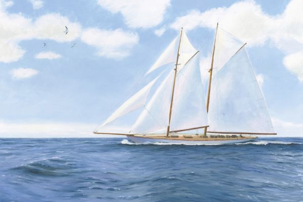 輸入壁紙 カスタム壁紙 PHOTOWALL / Majestic Sailboat (e319162)