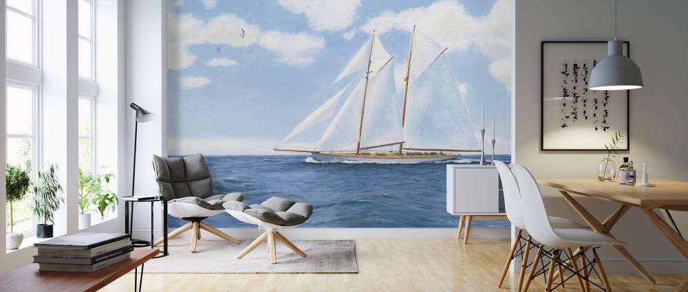 輸入壁紙 カスタム壁紙 PHOTOWALL / Majestic Sailboat (e319162)