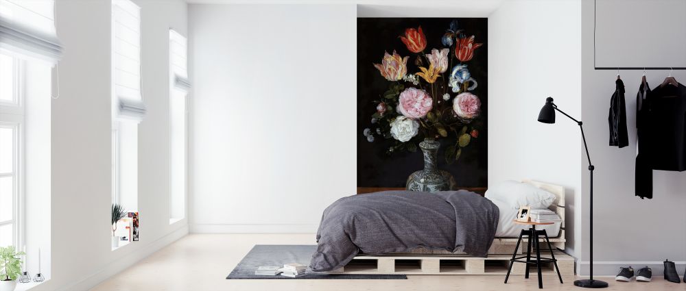 輸入壁紙 カスタム壁紙 PHOTOWALL / Vase of Flowers - Infographics (e322151)