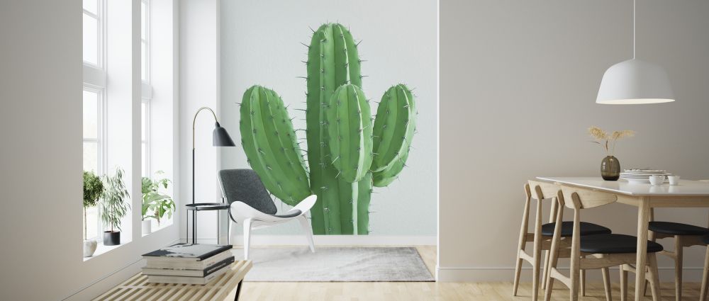 輸入壁紙 カスタム壁紙 PHOTOWALL / Fluro Green Cactus (e323396)