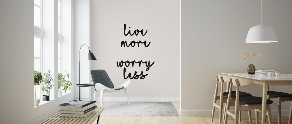 輸入壁紙 カスタム壁紙 PHOTOWALL / Live More Worry Less (e323460)