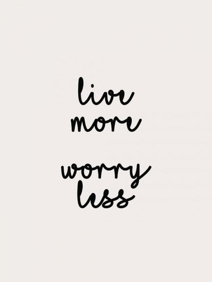 輸入壁紙 カスタム壁紙 PHOTOWALL / Live More Worry Less (e323460)