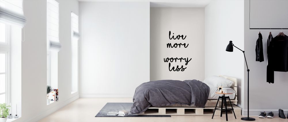 輸入壁紙 カスタム壁紙 PHOTOWALL / Live More Worry Less (e323460)