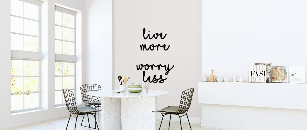 輸入壁紙 カスタム壁紙 PHOTOWALL / Live More Worry Less (e323460)