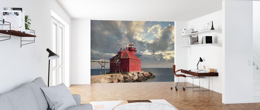 輸入壁紙 カスタム壁紙 PHOTOWALL / Sturgeon Bay Lighthouse (e325280)