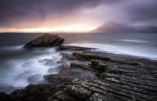 輸入壁紙 カスタム壁紙 PHOTOWALL / Sunset at Elgol Beach (e323758)